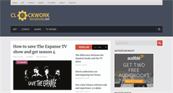 Desktop Screenshot of clockworkstorybook.net